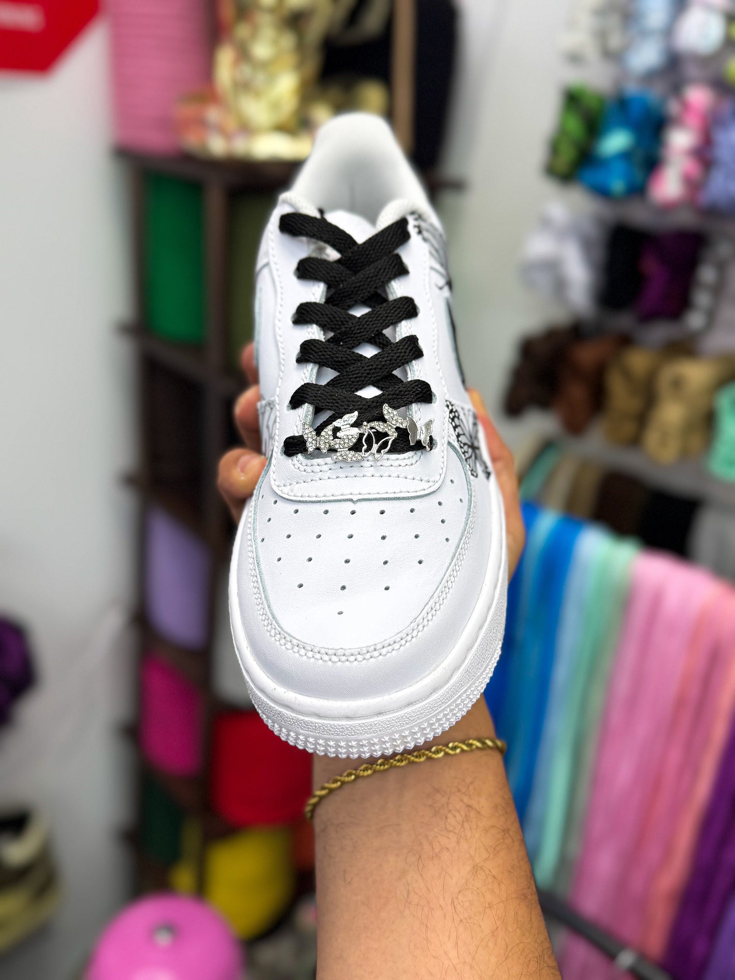 Custom butterfly charms Air force 1